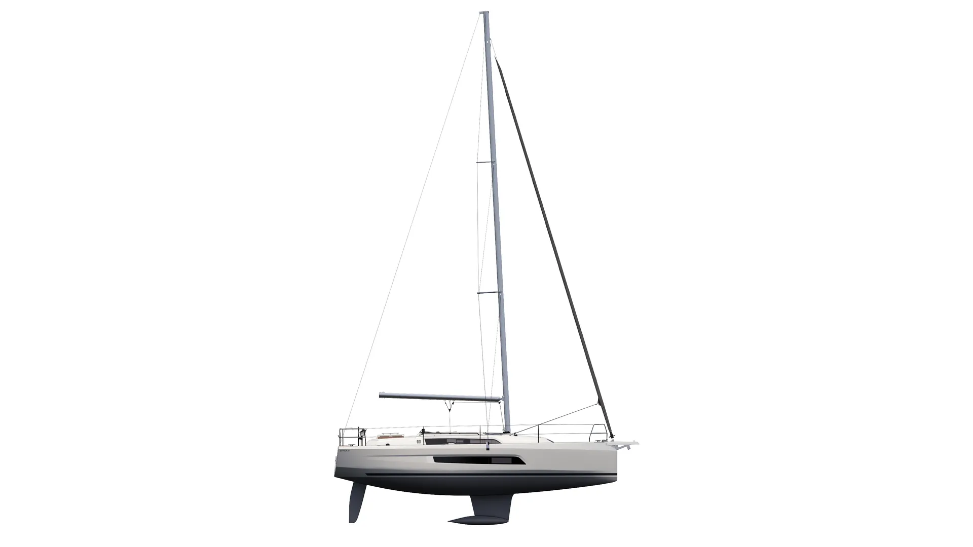 Dufour 37 Easy sail plan profile