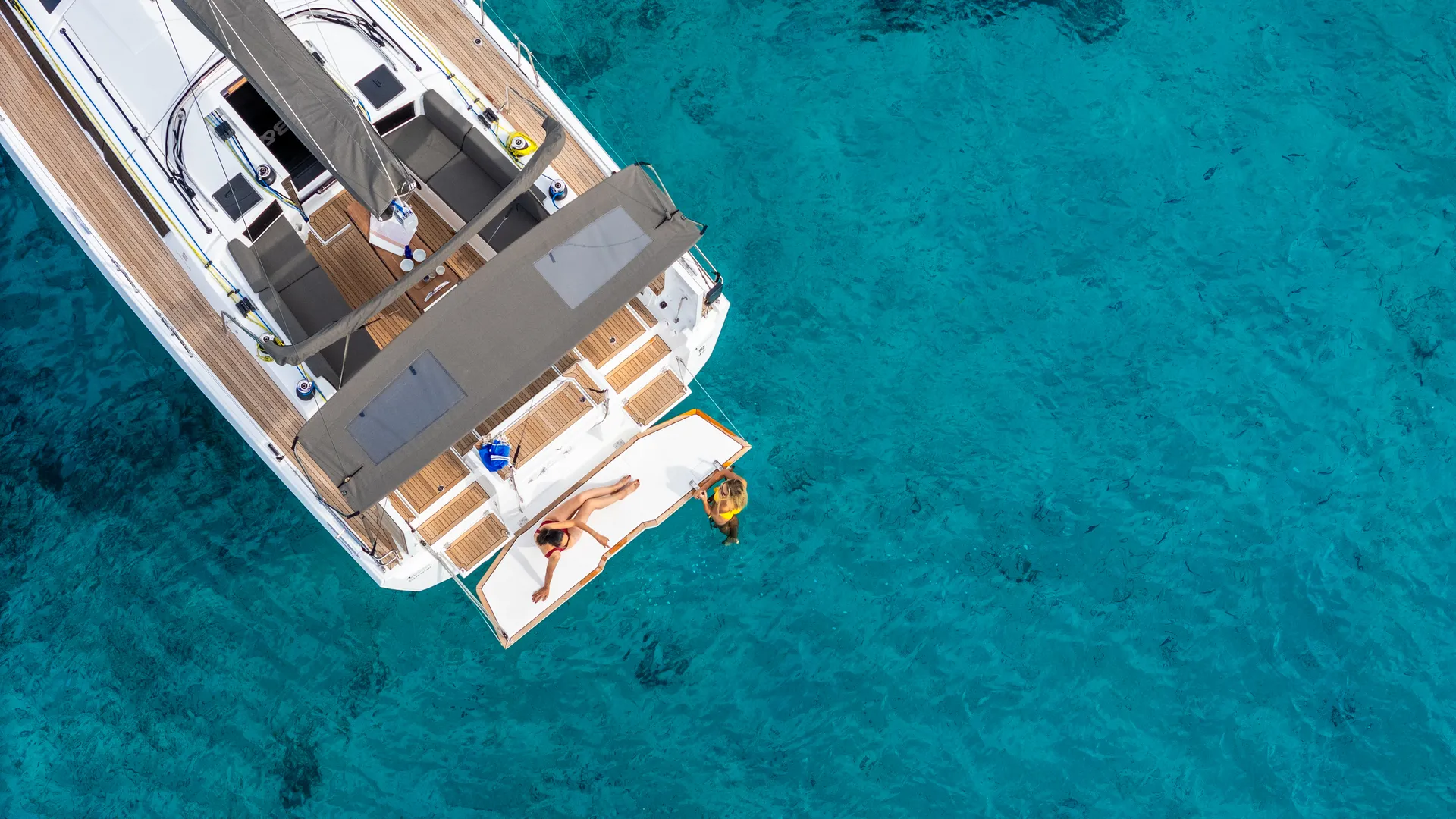 Dufour 44 at Cannes boat show